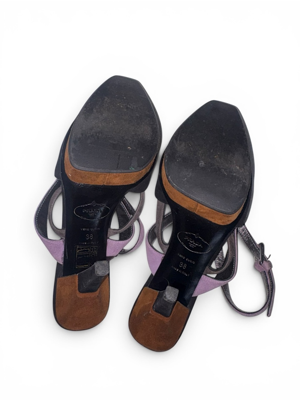 PRADA vintage suede heels ✨ Sz 38 - Picture 13 of 15